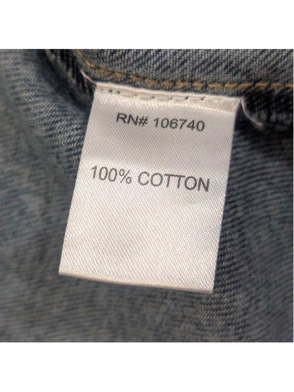 NorthStyle Denim Jean Jacket Longline Large Snap Front - Picture 4 of 12